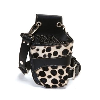 Dalmation Leather Scissor and Comb Pouch Case